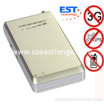 4 Band Mini Portable Cell Phone Jammer Est-808sf For Conference Room